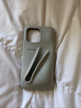 RHODE Silicone Phone Case - Light Gray